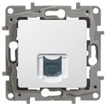 Legrand  Etikа Механизма розетки интернет 1-м СП, RJ45 белый Cat5e