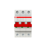 Рубильник модульный ABB 3-полюсный SD203/40 рычаг красный