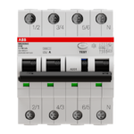4П 32А Выключатель автоматический ДИФ DS203  4 mod ( 6000ка) ABB
